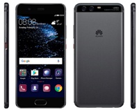 Рендер черного Huawei P10 с двойной камерой Leica со всех сторон
