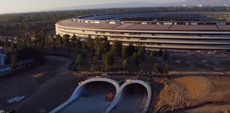 Новый кампус Apple меняется прямо на глазах