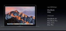 Опубликован список компьютеров, совместимых с macOS Sierra
