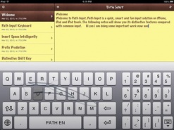 Жестовая экранная клавиатура вышла на планшетах iPad