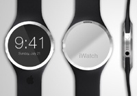 Концепт iWatch в стиле Moto 360