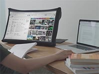 На Kickstarter появился складывающийся как зонтик портативный монитор