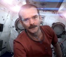 Видео поющего командира МКС посмотрели 5 миллионов человек