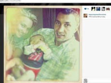 В Сети появилось фото Панеттьери и Кличко-младшего с младенцем на руках