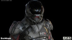 В сеть утекли изображения главного героя Mass Effect: Andromeda