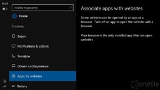 В Windows 10 Mobile можно будет открывать ссылки в других приложениях