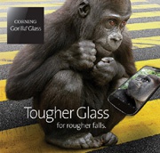Corning представила сверхпрочное стекло Gorilla Glass 4