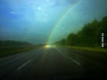 Інтернет-юзер сфотографував унікальне явище – початок веселки