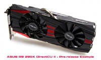 Asus показала предрелизный экземпляр видеокарты Radeon R9 290X DirectCU II V2