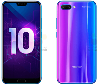 Появились качественные изображения смартфона Honor 10