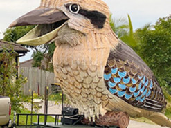 Видеохит: Австралиец развлекает людей на карантине 750-килограммовой смеющейся птицей