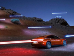 Для презентации Porsche Panamera провели необычную фотосъемку в пустыне с дроном