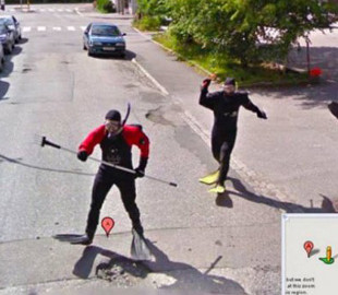 Подборка курьезных снимков из Google Street View