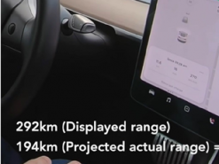 Блогер выяснил, что происходит с его электрокаром Tesla зимой