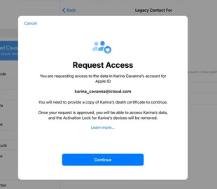 Apple позволит пользователям передавать данные iCloud в наследство