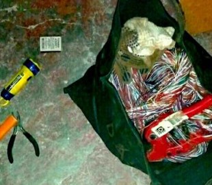 Полицейские задержали очередного кабельного вора