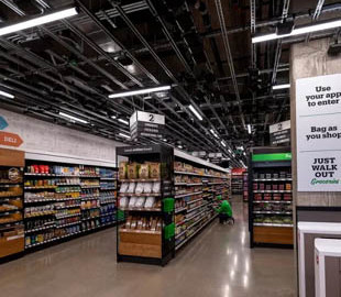 Amazon открыла полноценный супермаркет без касс