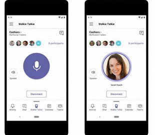 Microsoft добавит режим рации в Teams на iPhone