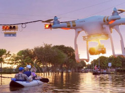 Дроны могут заменить вертолеты для борьбы с последствиями наводнений