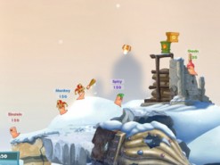 Стратегия о червячках-артиллеристах Worms W.M.D вышла на Nintendo Switch