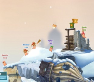 Стратегия о червячках-артиллеристах Worms W.M.D вышла на Nintendo Switch