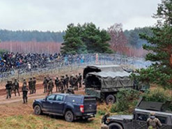 Кибер-партизаны опознали лукашенковского силовика, слепившего лазером польских пограничников