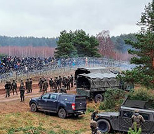 Кибер-партизаны опознали лукашенковского силовика, слепившего лазером польских пограничников
