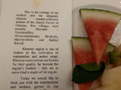 Кавунами з деокупованих населених пунктів Херсонщини пригостили голову Єврокомісії