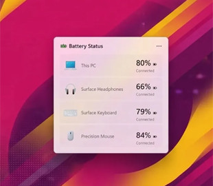 У Windows 11 знайшли новий віджет, якого давно не вистачало: заряд усіх пристроїв буде видно одразу