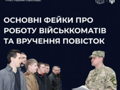 Центр протидії дезінформації спростував основні фейки про вручення повісток