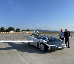 Совершён первый в истории междугородний перелёт на автомобиле