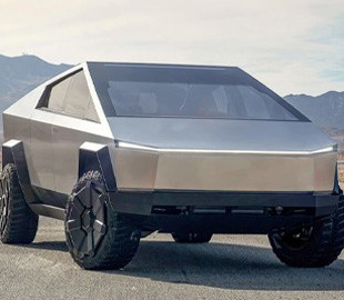 Прототип Tesla Cybertruck проехался по бездорожью