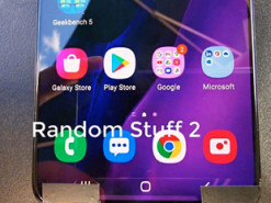 Опубликовано первое видео включенного Samsung Galaxy S21+