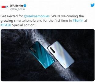 В этом году Realme впервые примет участие в IFA