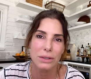 Сандра Баллок впервые появилась в онлайн-шоу с дочерью Лайлой