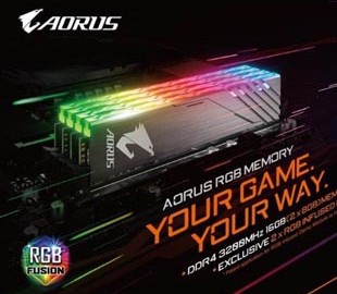 Gigabyte представит на Computex 2018 оперативную память с подсветкой под торговой маркой Aorus