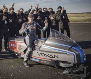 Электробайк Voxan установил сразу 11 мировых рекордов