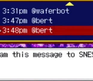 Программист встроил трансляцию сообщений из Slack в консоль SNES
