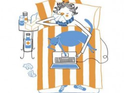 Одержимость гаджетами в смешных иллюстрациях