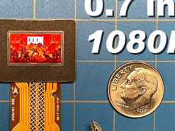 Игру Doom запустили на 2-см экране