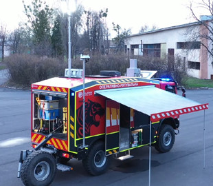 В Украине изготовили уникальный спецавтомобиль с доступом к Starlink