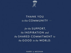 Принц Гарри и Меган Маркл опубликовали прощальное сообщение