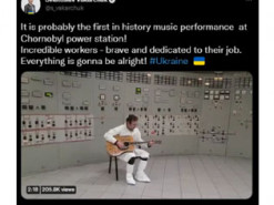 Вакарчук спел на Чернобыльской АЭС: видео необычного выступления