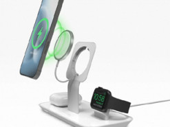 Представлена беспроводная зарядка-подставка Mophie сразу для трех устройств Apple