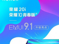 Смартфоны Honor 10 Lite и Honor 20i получили обновление EMUI 9.1 с новыми функциями