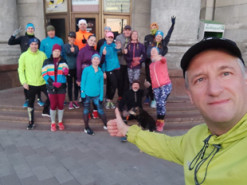 Житомиряни зробили забігом GPS-малюнок із написом «ЗСУ» на карті міста