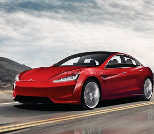 Дизайнер показал обновленный Tesla Model 3
