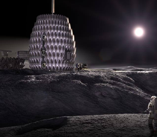 NASA планирует напечатать лунную базу из лунной пыли на 3D-принтере