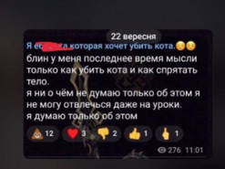 На Рівненщині 12-річна школярка вбивала котів на камеру: зоозахисники звернулись у поліцію