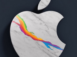 Apple изменила свой логотип специально для магазина в Риме